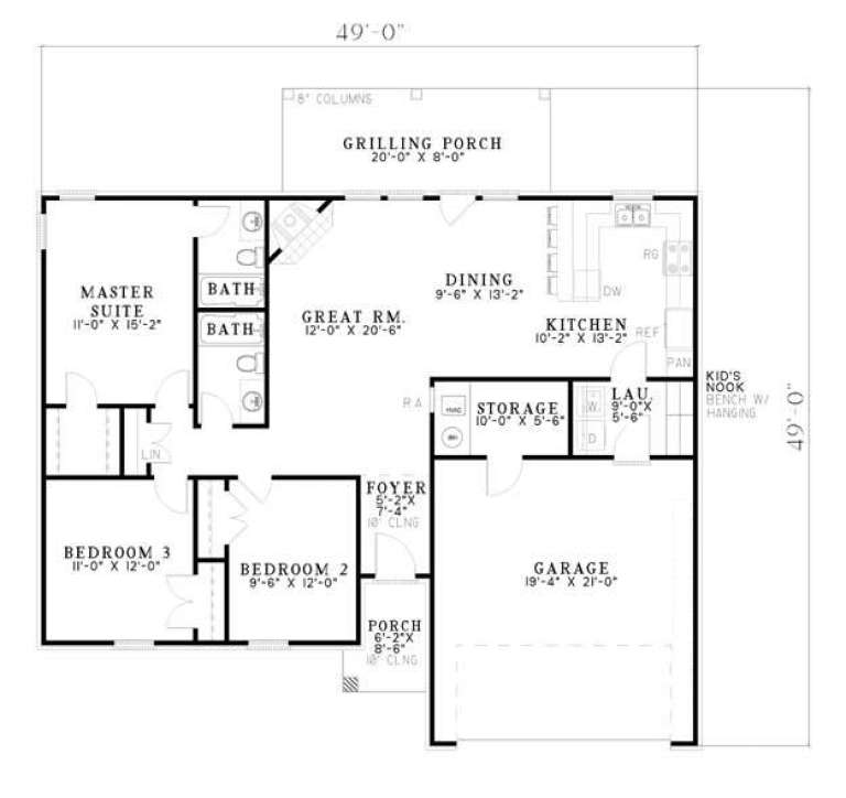 House Plan House Plan #5502 Drawing 1