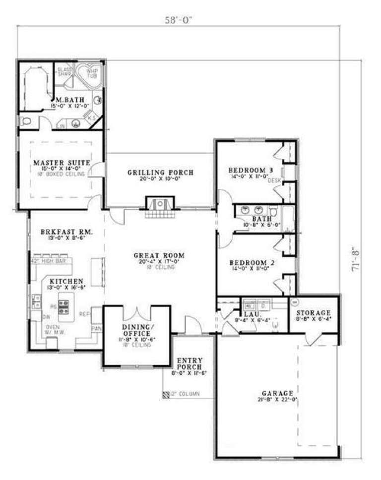 House Plan House Plan #5507 Drawing 1