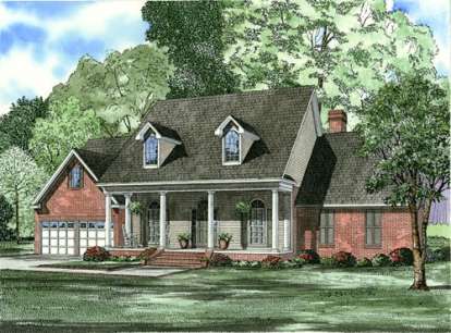 4 Bed, 3 Bath, 2458 Square Foot House Plan - #110-00560