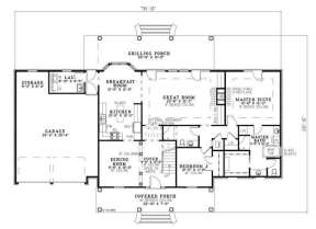 Floorplan 1 for House Plan #110-00560