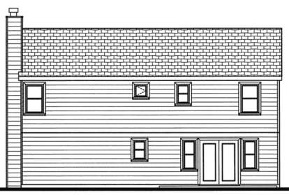 Split Foyer House Plan #033-00102 Elevation Photo