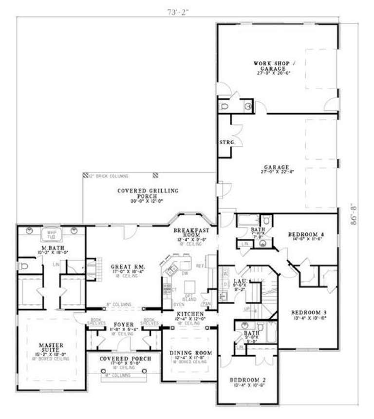 House Plan House Plan #5511 Drawing 1