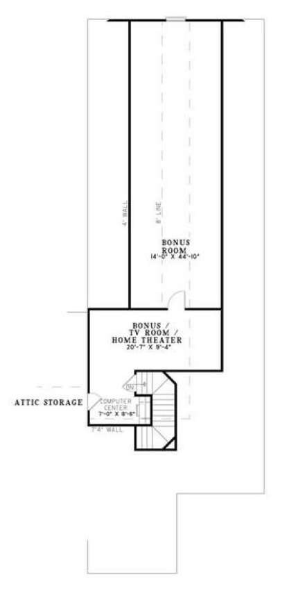 Bonus Room for House Plan #110-00562
