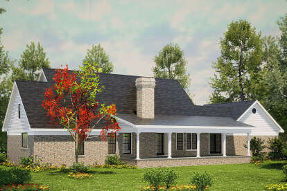 Southern House Plan #110-00565 Elevation Photo