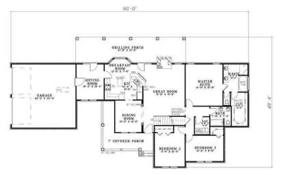 Main Floor for House Plan #110-00565