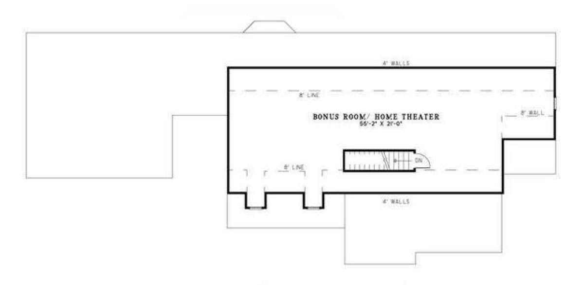 Second Floor for House Plan #110-00565