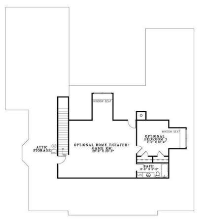 Second Floor for House Plan #110-00568