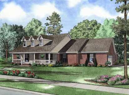 4 Bed, 2 Bath, 2806 Square Foot House Plan - #110-00571
