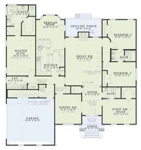 Main Floor for House Plan #110-00573