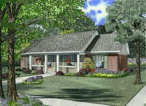 Traditional House Plan #110-00574 Elevation Photo