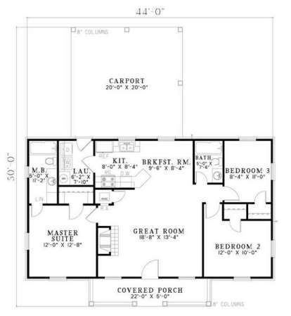 Floorplan1 for House Plan #110-00574