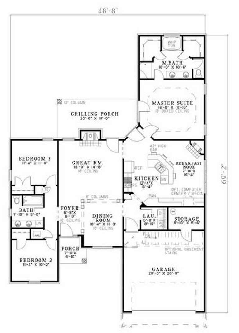 House Plan House Plan #5525 Drawing 1