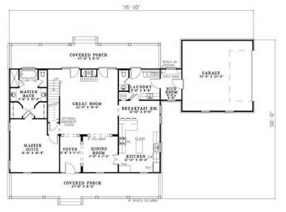 Main Floor for House Plan #110-00577