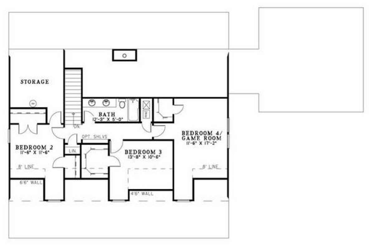 Floorplan 2 for House Plan #110-00577