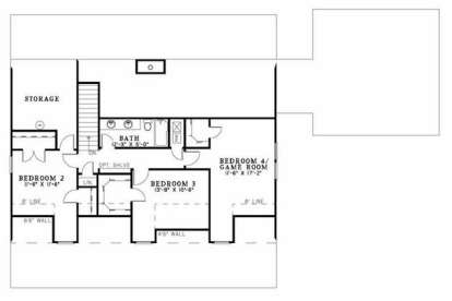 Second Floor for House Plan #110-00577