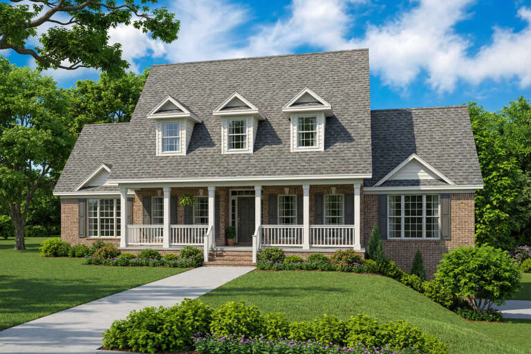 House Plan House Plan #5527 Angled Front Elevation