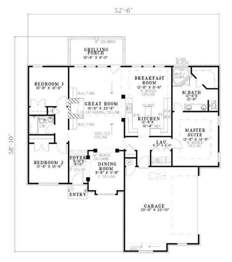 House Plan House Plan #5528 Drawing 1