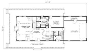 Floorplan 1 for House Plan #110-00582