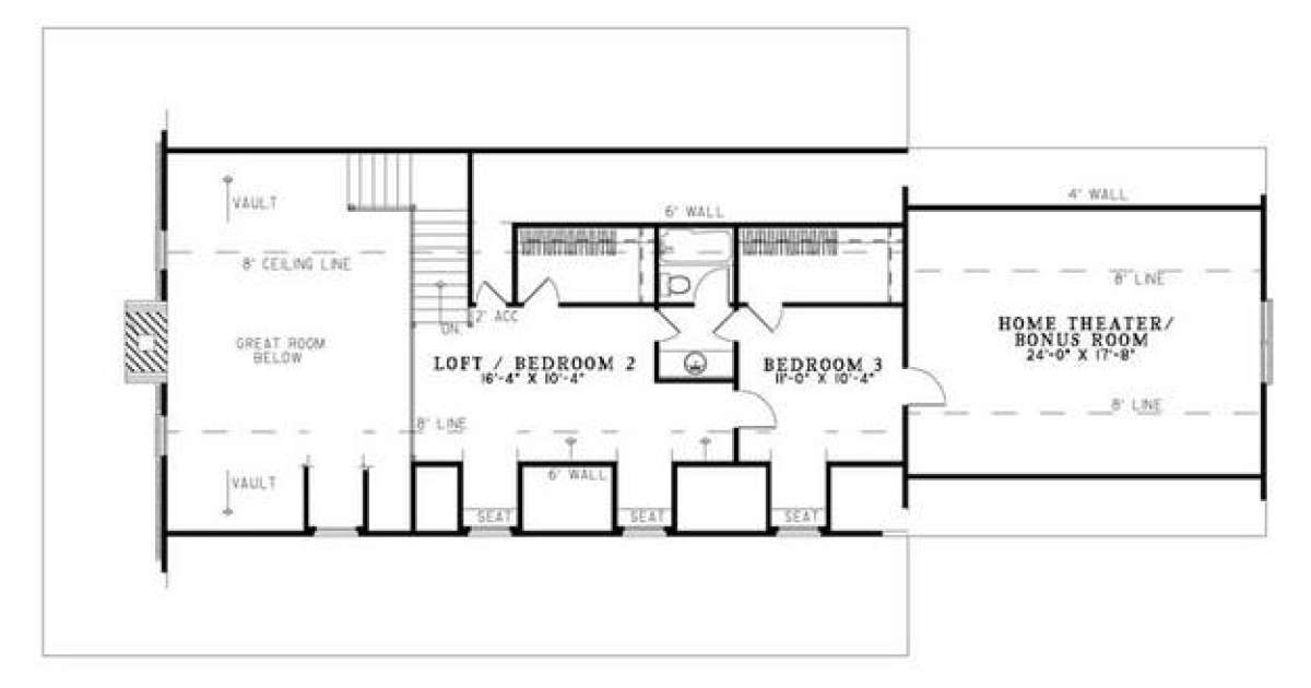 Floorplan 2 for House Plan #110-00582