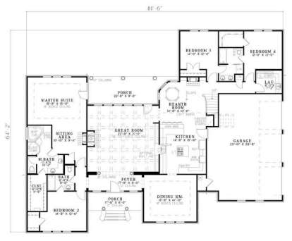Floorplan 1 for House Plan #110-00583