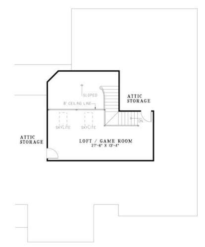 Floorplan 2 for House Plan #110-00583