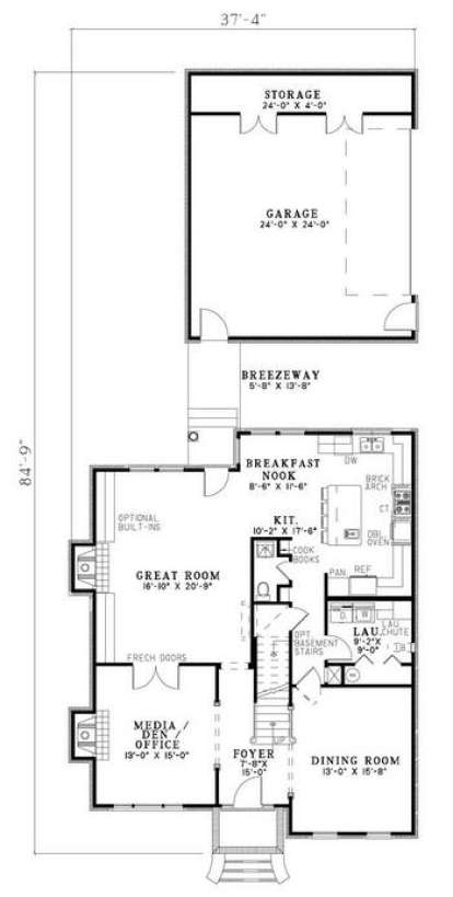Main Floor  for House Plan #110-00584