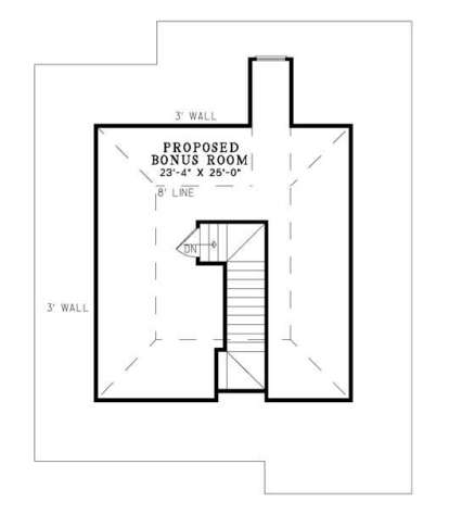 Bonus Room for House Plan #110-00584