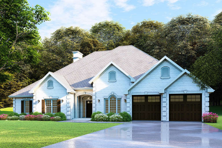 Traditional House Plan #110-00585 Elevation Photo
