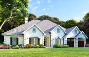 Traditional House Plan #110-00585 Elevation Photo