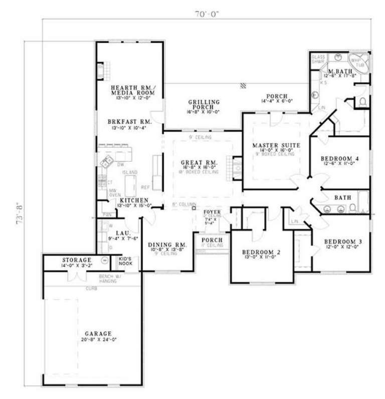 House Plan House Plan #5536 Drawing 1