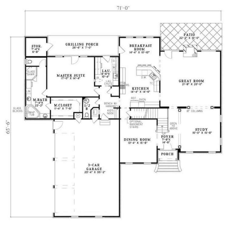 House Plan House Plan #5538 Drawing 1