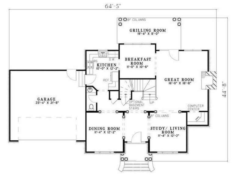 House Plan House Plan #5539 Drawing 1