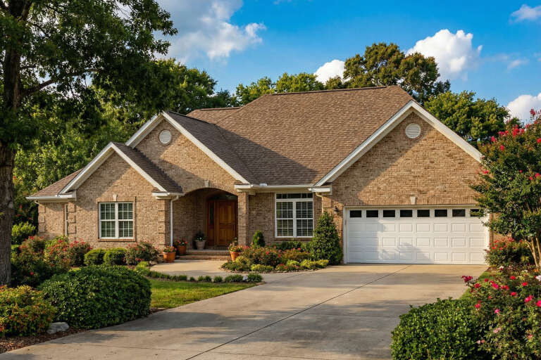 House Plan House Plan #5540 Angled Front Elevation