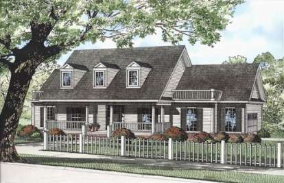 3 Bed, 2 Bath, 1989 Square Foot House Plan - #110-00595