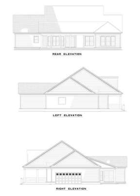 Country House Plan #110-00595 Elevation Photo