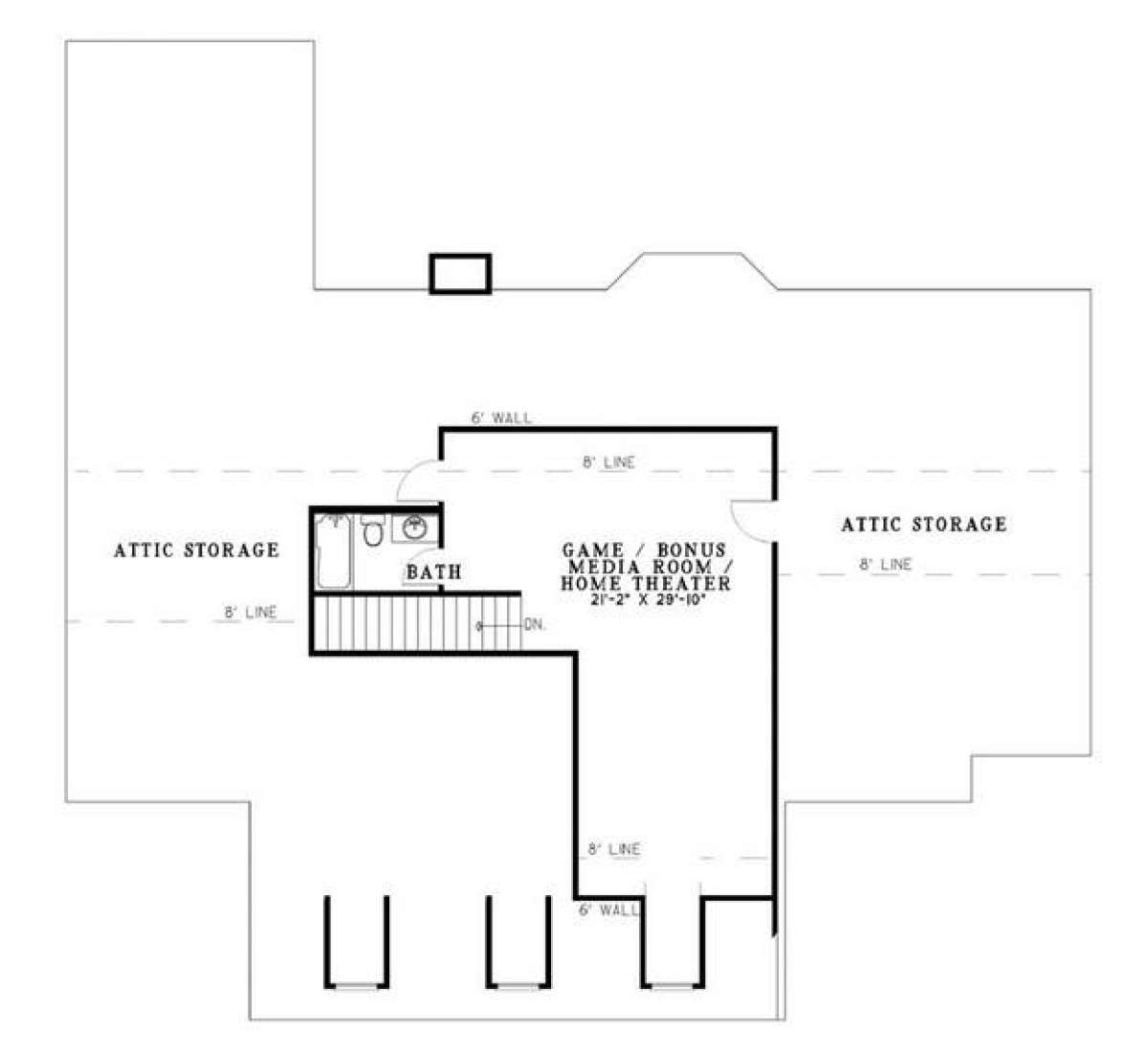 Floorplan 2 for House Plan #110-00595