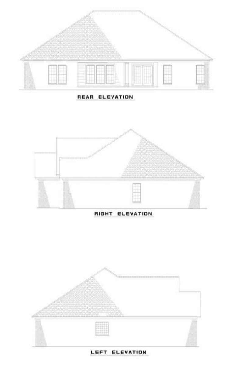 Traditional House Plan #110-00596 Elevation Photo
