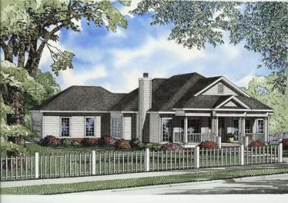 3 Bed, 2 Bath, 1914 Square Foot House Plan - #110-00598