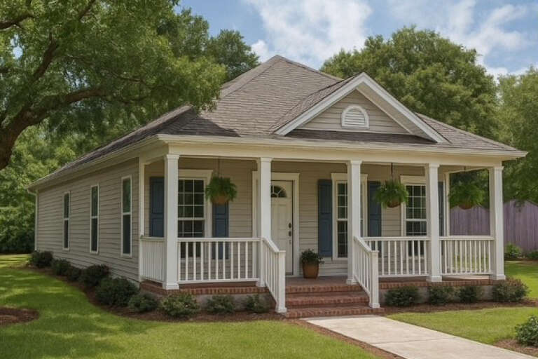 House Plan House Plan #5549 Angled Front Elevation