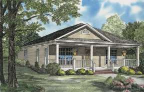 Country House Plan #110-00601 Elevation Photo