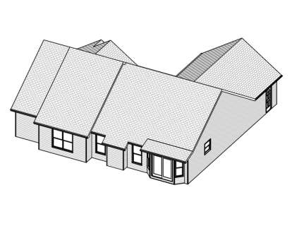 Ranch House Plan #849-00059 Elevation Photo