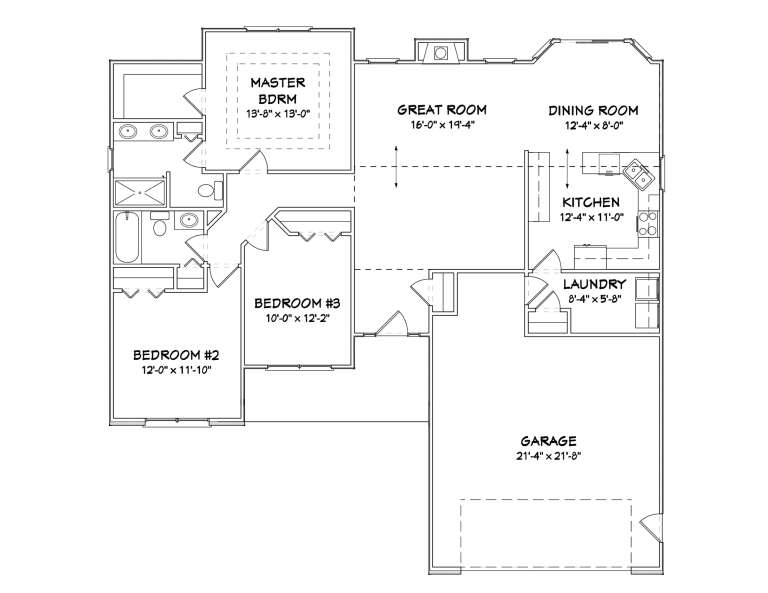 House Plan House Plan #5553 Drawing 1