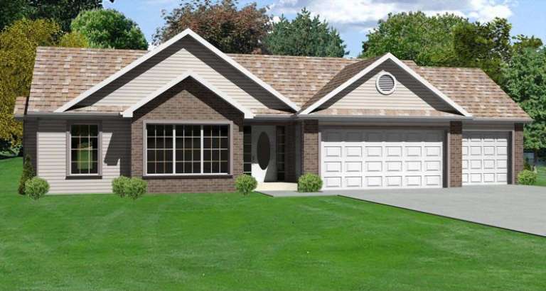 House Plan House Plan #5555 Front Elevation