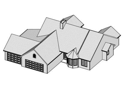 Ranch House Plan #849-00063 Elevation Photo