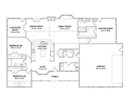 Main Floor  for House Plan #849-00064