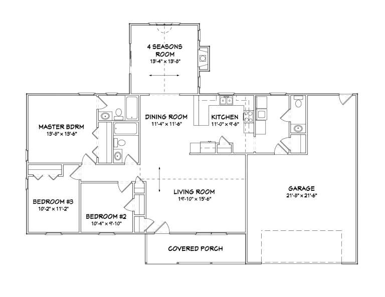 House Plan House Plan #5558 Drawing 1