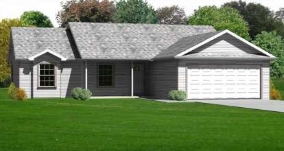 Country House Plan #849-00068 Elevation Photo