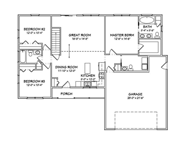 House Plan House Plan #5563 Drawing 1