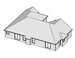 Ranch House Plan #849-00071 Elevation Photo