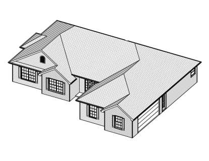 Ranch House Plan #849-00071 Elevation Photo